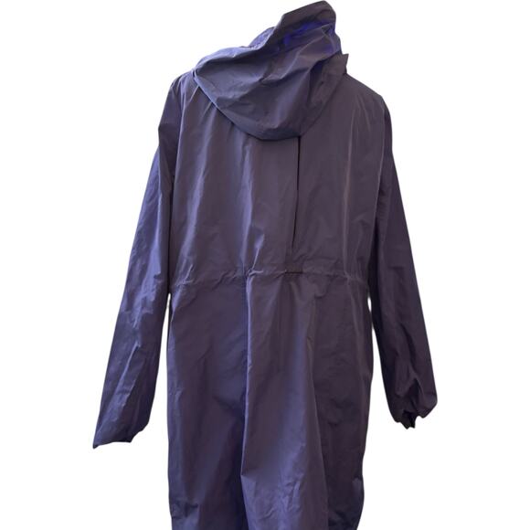 Fila Sport Unisex Adjustable Hood Windbreaker Full Zip Jacket, Blue, Size XXL - Picture 2 of 5